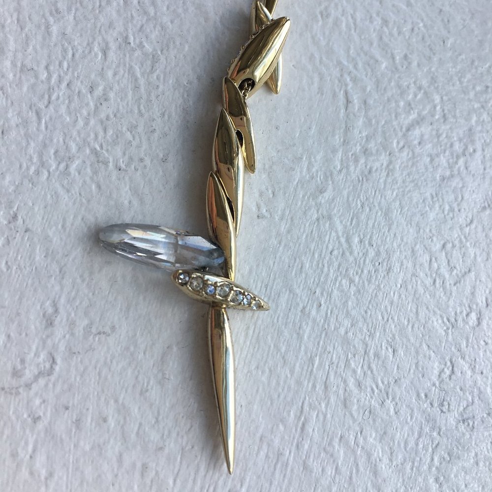 Alexis Bittar gold bead necklace